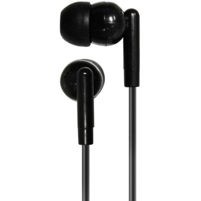 Picture of Hamilton Buhl Silicone Ear Buds - Stereo - Mini-phone (3.5mm) - Wired - Binaural - In-ear - 4 ft Cable - Black