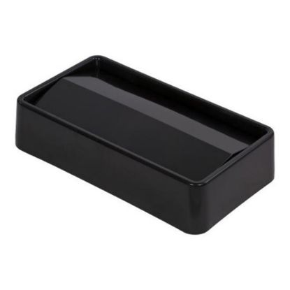 Picture of Carlisle TrimLine Trash Can Flip Lid, 3inH x 20inW x 11inD, Black