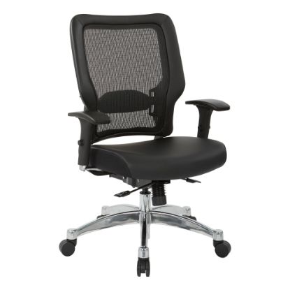 Picture of Office Star Space Seating 63 Series Ergonomic Vertical Mesh Mid-Back Chair, Black