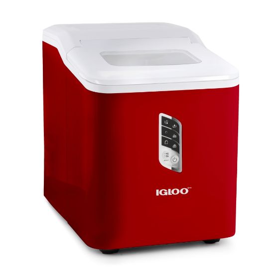 Picture of Igloo Automatic Self Cleaning 26 Lb Ice Maker, Red