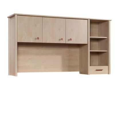 Picture of Sauder Whitaker Point Large Hutch With Storage, 36-1/4inH x 66inW x 15-1/2inD, Natural Maple