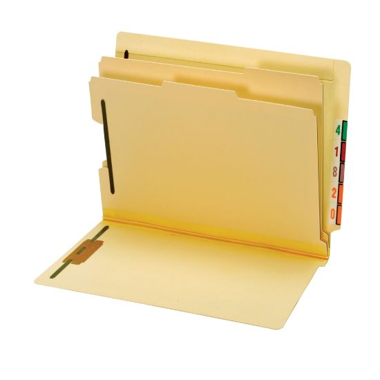 Picture of Pendaflex End Tab Classification Folders, Letter Size, Manila, Box Of 10 Folders