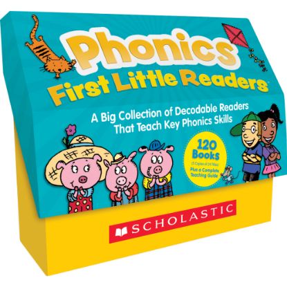 Picture of 8Scholastic Phonics First Little Readers Classroom Set, 11-1/8inH x 13-5/16inW, Reading, Kindergarten, Set Of 121 Books