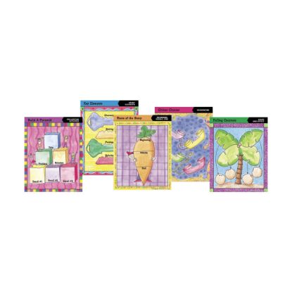 Picture of Barker Creek Chart Set, Graphic Organizer 2, 17in x 22in, Grades 1+, Pack Of 10