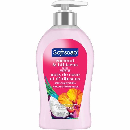 Picture of Softsoap Liquid Hand Soap, Coconut And Hibiscus Scent, 11.3  Oz