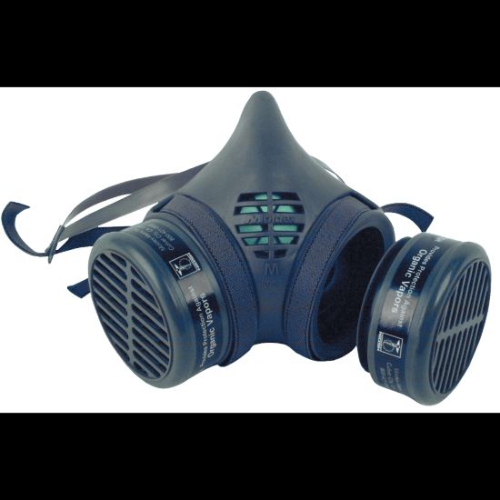 Picture of 3M 8000 Series Assembled Respirators With Organic Vapor Cartridges, Medium