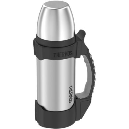 Picture of Thermos The Rock Beverage Bottle 1 L - 1.1 quart (1 L) - Vacuum - Stainless Steel