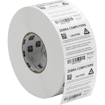 Picture of Zebra Z-Ultimate 3000T Thermal Transfer Labels, 4in x 6in, White, 960 Per Roll, Case Of 4 Rolls