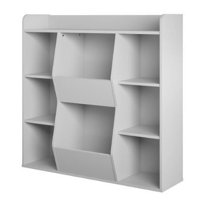 Picture of Ameriwood Home Nathan Kids 41inH 8-Cube Large Toy Storage Bookcase, Gray