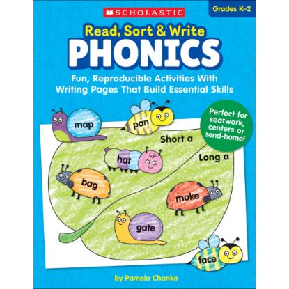 Picture of Scholastic Read, Sort & Write: Phonics Book, Preschool - Grade 2