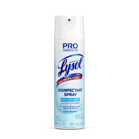 Picture of Lysol Professional Disinfectant Spray, Crisp Linen Scent, 19 Oz Bottle