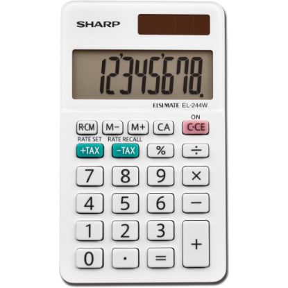 Picture of Sharp EL-244WB 8-digit Professional Pocket Calculator