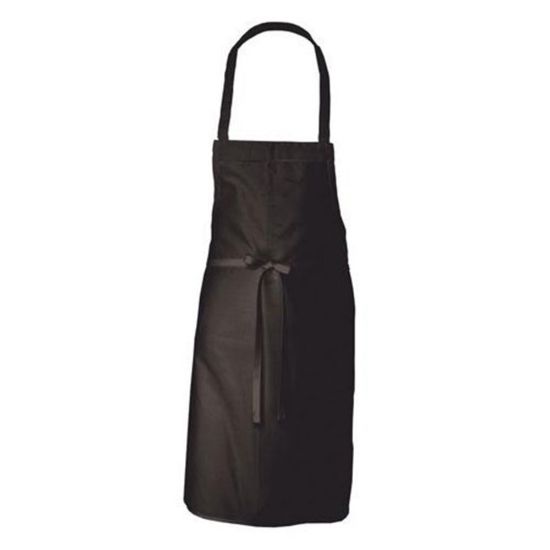 Picture of Chef Works Bib Apron, One Size, Black