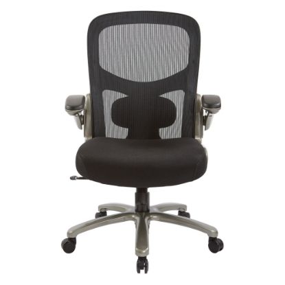 Picture of Office Star Big And Tall Mesh Mid-Back Managers Chair, Black