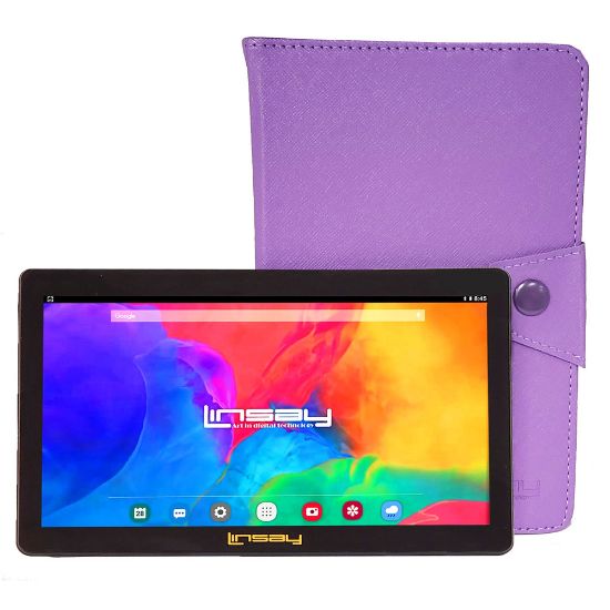 Picture of Linsay F7 Tablet, 7in Screen, 2GB Memory, 64GB Storage, Android 13, Purple