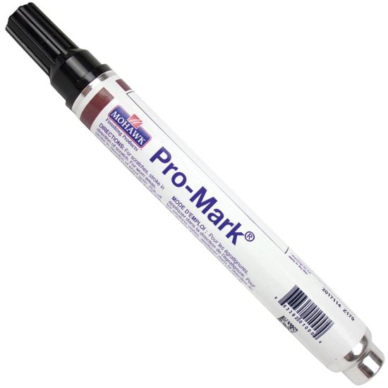 Picture of Mohawk Finishing Products Pro-Mark Touch-up Markers, Medium Point, White Barrels/Multicolor Ink, Pack Of 12 Markers