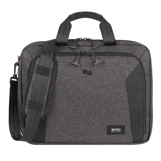 Picture of Solo New York Voyage Briefcase With 15.6in Laptop Pocket, Gray