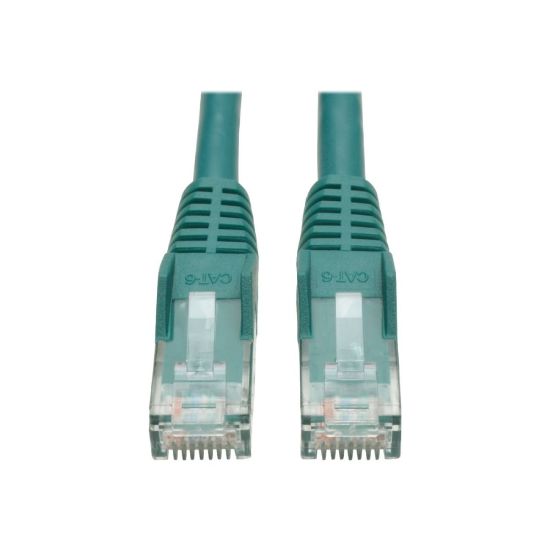 Picture of Tripp Lite Cat6 GbE Snagless Molded Patch Cable UTP Green RJ45 M/M 4ft 4ft - Category 6 - 128 MB/s - 3.94 ft - Green