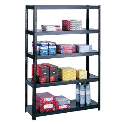 Picture of Safco Boltless Shelving, 48 1/2in Wide, Black