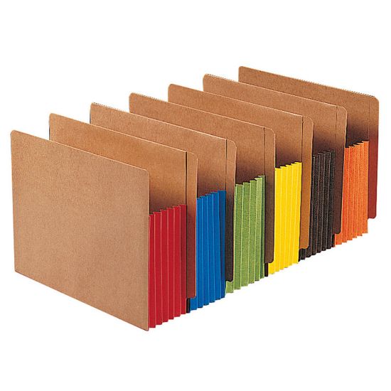 Picture of Smead Expansion File Pockets, Letter Size, Redrope, Box Of 10