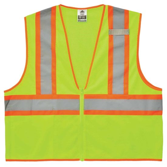 Picture of Ergodyne GloWear Safety Vest, Economy 2-Tone, Type-R Class 2, 4X/5X, Lime, 8229Z