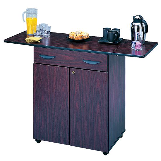 Picture of Safco Hospitality Service Cart, Mahogany