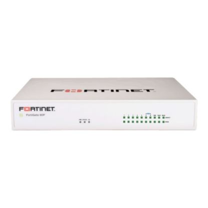 Picture of Fortinet FortiGate 60F - Security appliance - with 3 years 24x7 FortiCare and FortiGuard Unified (UTM) Protection - 10GbE - desktop