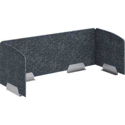 Picture of HON 3-Sided Above U Desktop PET Screen - 58in Width23.3in Depth x 20in Length - Gray - 1 / Each