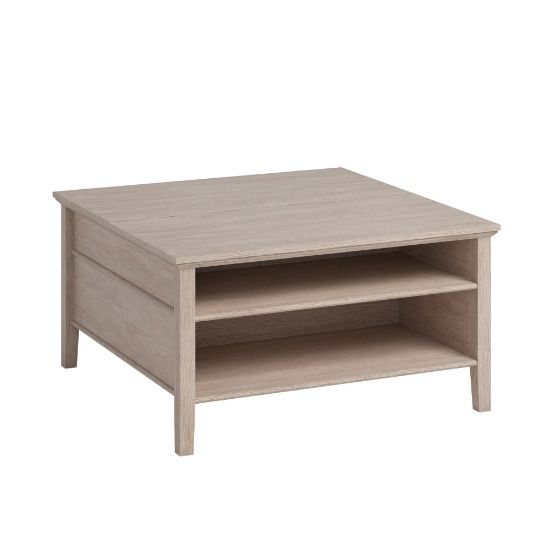 Picture of Sauder East Adara Lift Top Coffee Table, 19-1/4inH x 36-1/8inW x 36-1/8inD, Cascade Oak