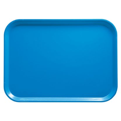 Picture of Cambro Camtray Rectangular Serving Trays, 15in x 20-1/4in, Horizon Blue, Pack Of 12 Trays