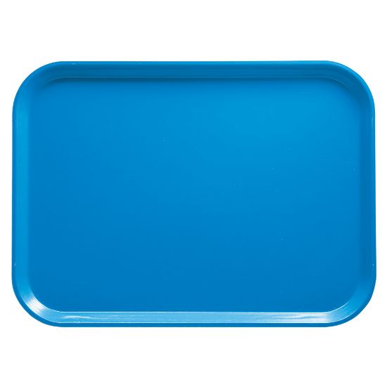 Picture of Cambro Camtray Rectangular Serving Trays, 15in x 20-1/4in, Horizon Blue, Pack Of 12 Trays