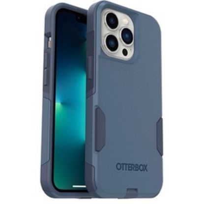 Picture of OtterBox iPhone 13 Pro Commuter Series Antimicrobial Case - For Apple iPhone 13 Pro Smartphone - Rock Skip Way (Blue)