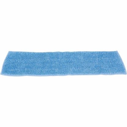 Picture of Rubbermaid Commercial Standard Microfiber Damp Mop - 5in Width x 18in Length - MicroFiber, Polyester, MicroFiber - Blue - 12 / Carton