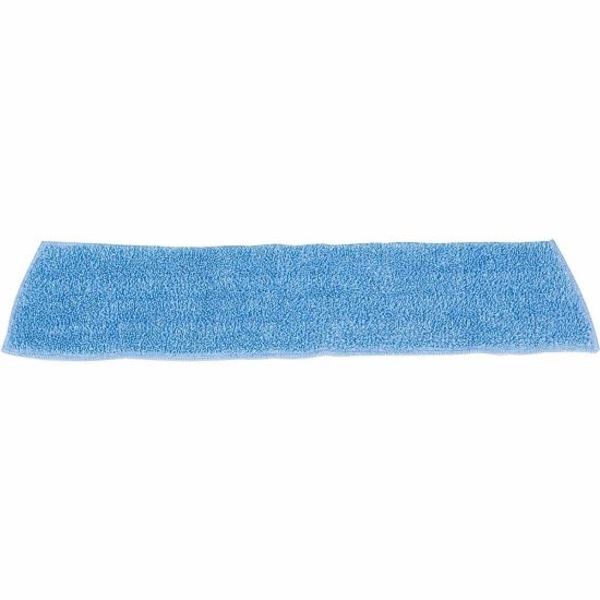 Picture of Rubbermaid Commercial Standard Microfiber Damp Mop - 5in Width x 18in Length - MicroFiber, Polyester, MicroFiber - Blue - 12 / Carton