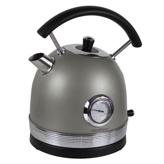 Picture of West Bend Retro 1.7L Stainless Steel Electric Kettle, Gray