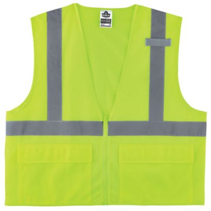 Picture of Ergodyne GloWear Safety Vest, Standard, Type-R Class 2, 4X/5X, Lime, 8220Z