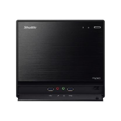 Picture of Shuttle XPC cube SH370R8 Barebone System - Intel H370 Chipset - Socket H4 LGA-1151 - 64 GB DDR4 SDRAM DDR4-2666/PC4-21300 Maximum RAM Support - Serial ATA/600 - Intel Integrated - 4 x Total Bays - 4 3.5in Bay(s) - 2 x Total Expansion Slots