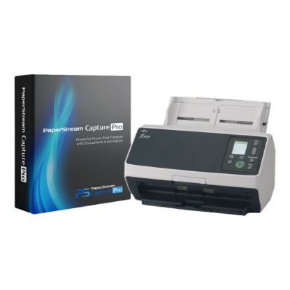 Picture of Ricoh fi-8170 - Deluxe - document scanner - Dual CIS - Duplex -  - 600 dpi x 600 dpi - up to 70 ppm (mono) / up to 70 ppm (color) - ADF (100 sheets) - up to 10000 scans per day - Gigabit LAN, USB 3.2 Gen 1x1