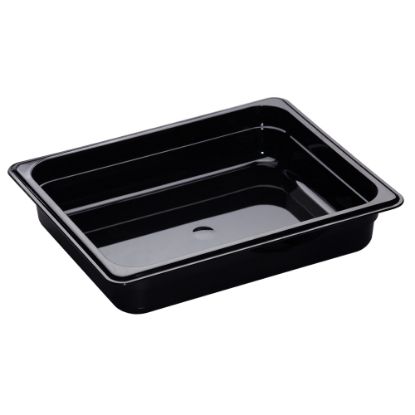 Picture of Cambro H-Pan High-Heat GN 1/2 Food Pans, 2inH x 10-7/16inW x 12-3/4inD, Black, Pack Of 6 Pans