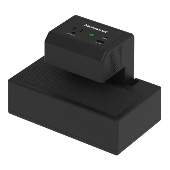 Picture of Luxor EdgePower Clamp-On Charging Station, Black