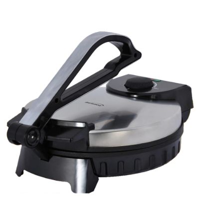 Picture of Brentwood Roti/Flatbread/Tortilla Maker, 6inH x 13inW x 14inD, Silver