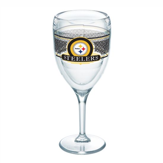 Picture of Tervis NFL Select Wine Glass, 9 Oz, Pittsburgh Steelers