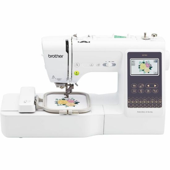 Picture of Brother SE700 Sewing and Embroidery Machine, Wireless LAN Connected, 135 Built-in Designs, 103 Built-in Stitches, Computerized, 4in x 4in Hoop Area, 3.7in Touchscreen Display, 8 Included Feet