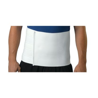 Picture of Medline Universal 12in Abdominal Binder, 27 - 48in, White