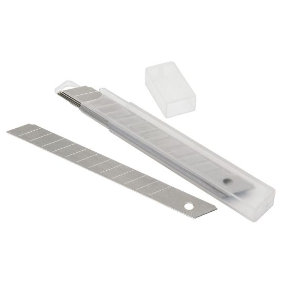 Picture of SKILCRAFT 13-Part Snap-Off Replacement Blades, 9 mm, Pack Of 12 Blades (AbilityOne 5110-01-621-4767)