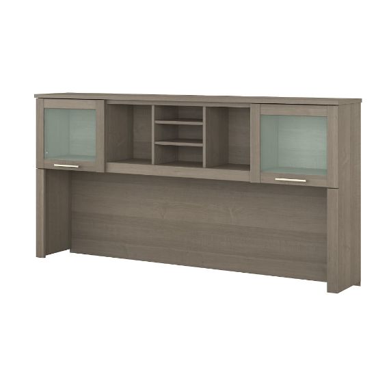 Picture of Bush Furniture Somerset 72inW L Shaped Desk Hutch, Ash Gray, Standard Delivery