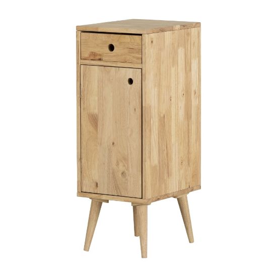 Picture of South Shore Kodali 13inW Solid Wood Storage Unit, Natural Wood