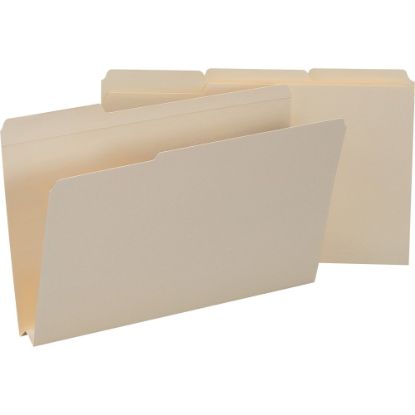 Picture of Smead Heavyweight Top-Tab Expansion Folders, Legal Size, Manila, Box Of 50