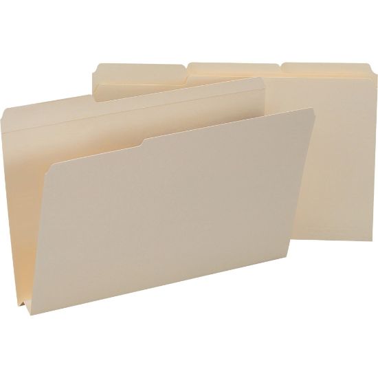 Picture of Smead Heavyweight Top-Tab Expansion Folders, Legal Size, Manila, Box Of 50