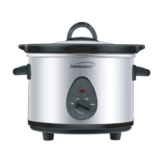 Picture of Brentwood 1.5-Quart Slow Cooker, Silver